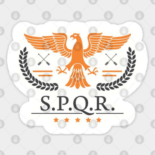 SPQR - Power, Order, Legacy Roman Empire Sticker by Anticorporati