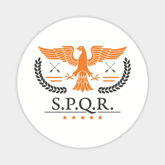 SPQR - Power, Order, Legacy Roman Empire Magnet by Anticorporati