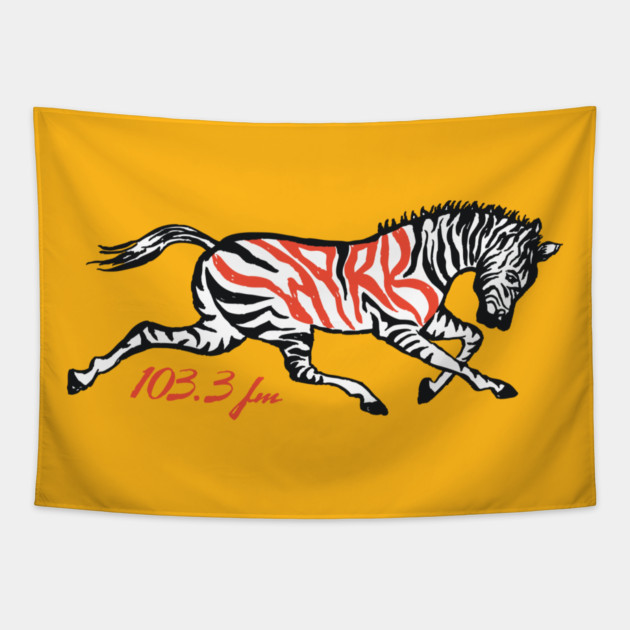 WPRB Zebra Tapestry by WPRB 103.3 fm