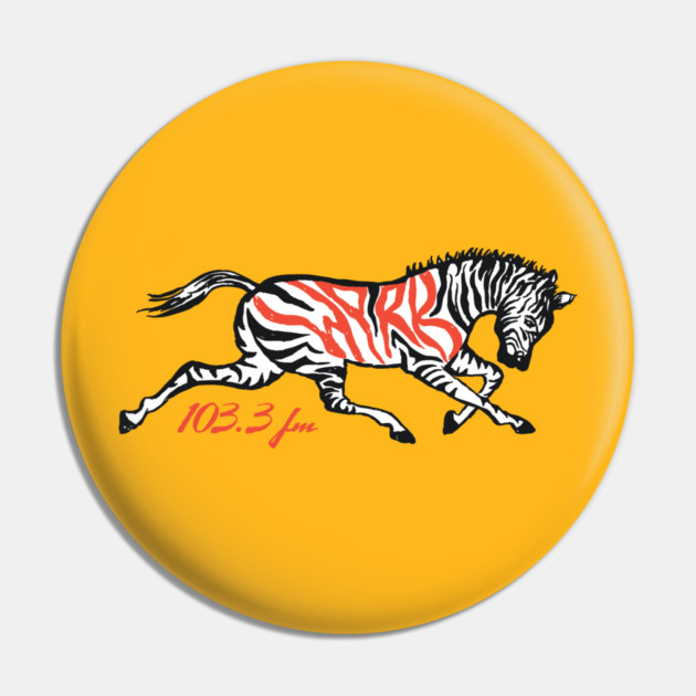 WPRB Zebra Pin by WPRB 103.3 fm