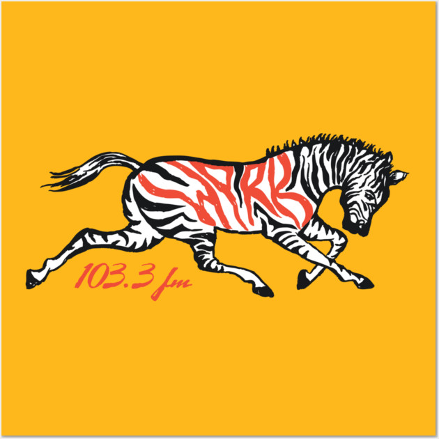 WPRB Zebra Wall Art by WPRB 103.3 fm