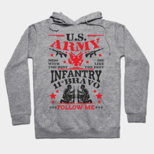US Army Infantry Military Veteran Pride Hoodie