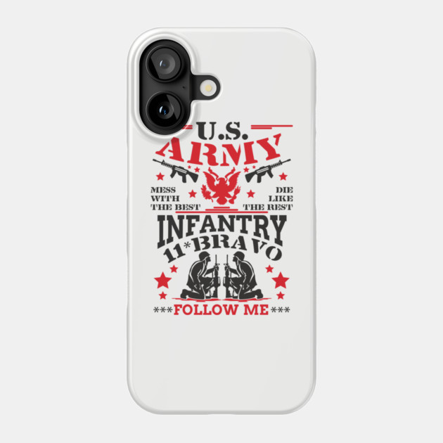 US Army Infantry Military Veteran Pride Phone Case by Anticorporati