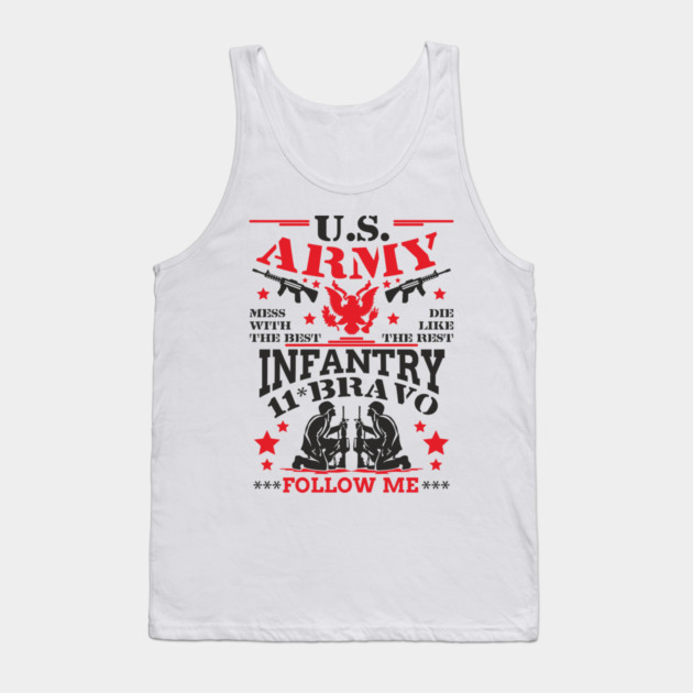 US Army Infantry Military Veteran Pride Tank Top by Anticorporati