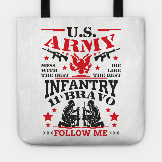 US Army Infantry Military Veteran Pride Tote by Anticorporati