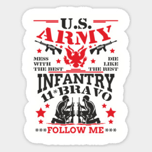 US Army Infantry Military Veteran Pride Magnet
