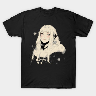 Goth Grunge Demon Anime Girl Waifu Horror Alt Aesthetic T-Shirt