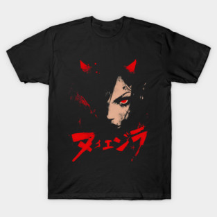 Goth Grunge Demon Anime Girl Waifu Horror Alt Aesthetic T-Shirt