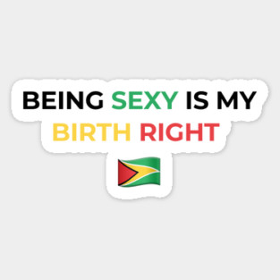 Being Sexy is My Birth Right Guyana Magnet