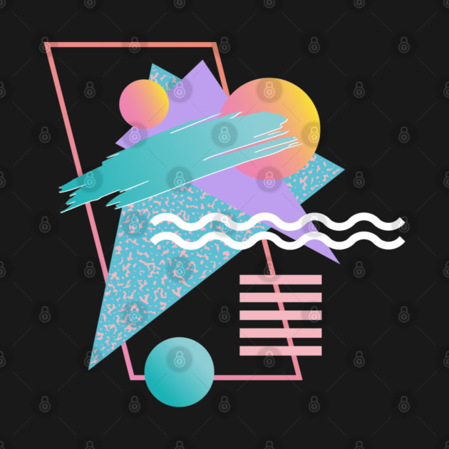 Memphis Pattern 82 / 80s Retro by Studio Memphis Waves