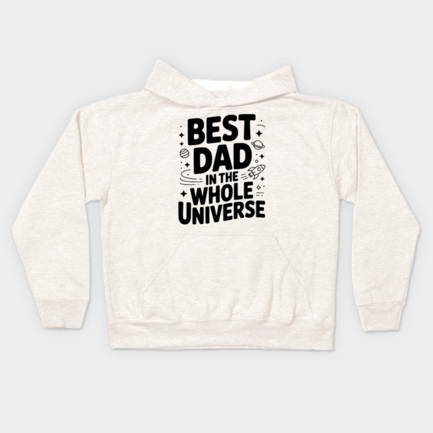 Best Dad in the Whole World Kids Hoodie by Frank Ring