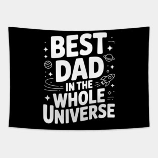 Best Dad in the Whole World Tapestry