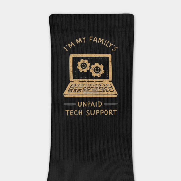 I’m My Family’s Unpaid Tech Support Funny Computer Geek Nerd Engineer by ArtistTee ⭐⭐⭐⭐⭐