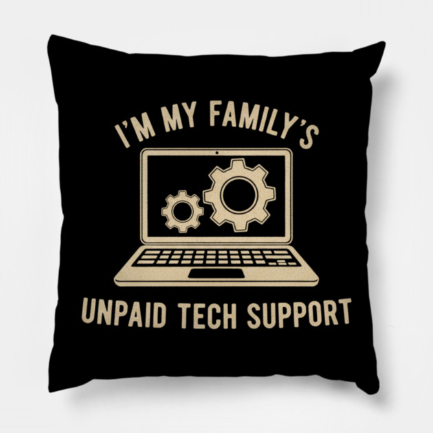 Funny Tech Lover Graphic Tee Computer Geek Nerd Engineer Pillow by ArtistTee ⭐⭐⭐⭐⭐
