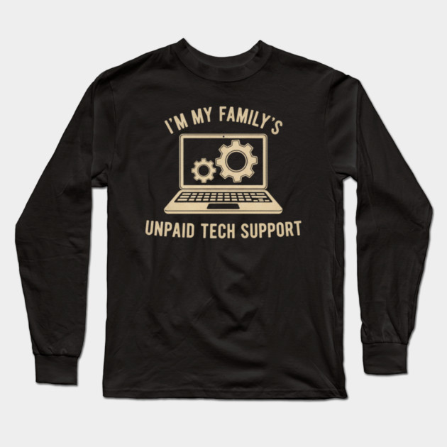 Funny Tech Lover Graphic Tee Computer Geek Nerd Engineer Long Sleeve T-Shirt by ArtistTee ⭐⭐⭐⭐⭐