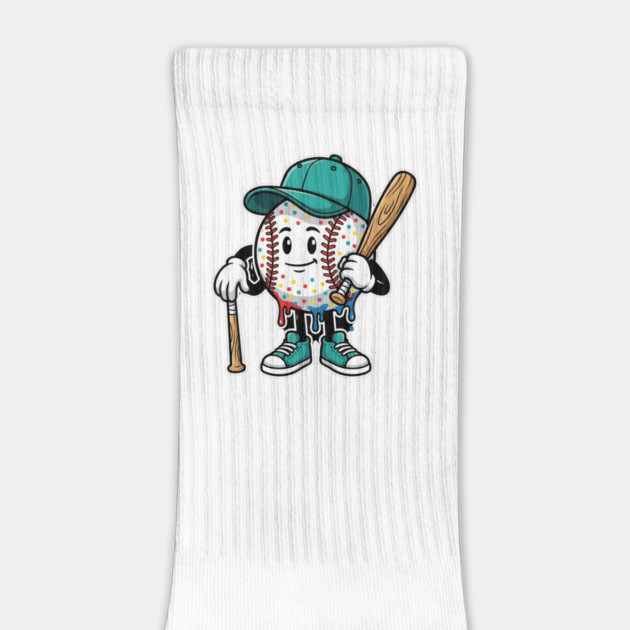 Drip Baseball Cartoon Youth – Cool Baseball Lifestyle - drip baseball by ArtistTee ⭐⭐⭐⭐⭐