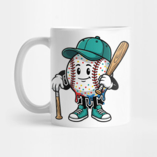 Drip Baseball Cartoon Youth – Cool Baseball Lifestyle - drip baseball Mug