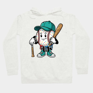 Drip Baseball Cartoon Youth – Cool Baseball Lifestyle - drip baseball Hoodie