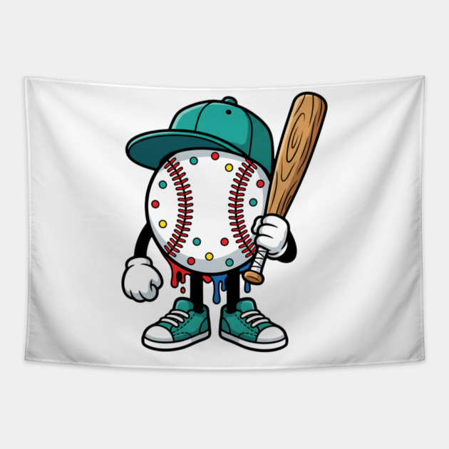 Drip - Baseball Tapestry by ArtistTee ⭐⭐⭐⭐⭐
