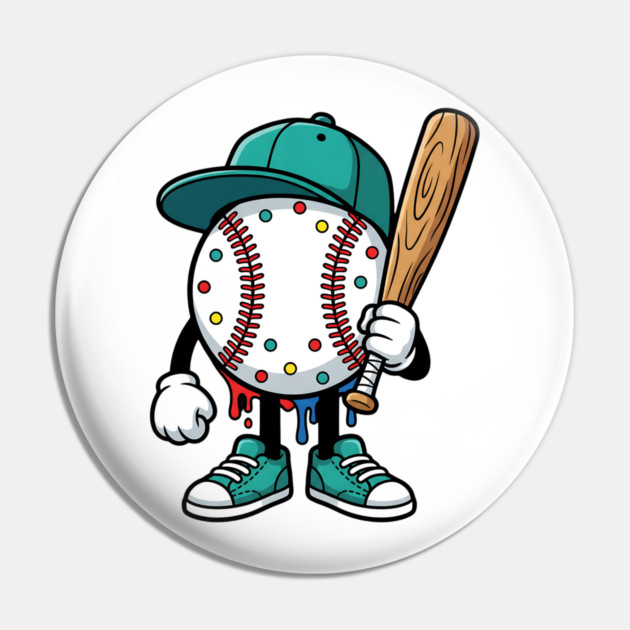 Drip - Baseball Pin by ArtistTee ⭐⭐⭐⭐⭐