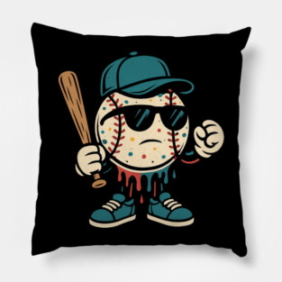 Baseball Lifestyle 101 Apparel Youth Drip Baseball Kids Men - Drip Time Gift Pillow