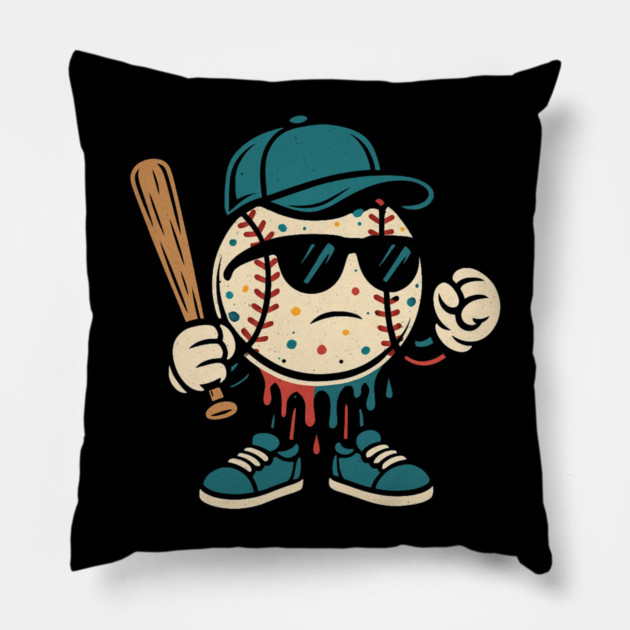 Baseball Lifestyle 101 Apparel Youth Drip Baseball Kids Men - Drip Time Gift Pillow by ArtistTee ⭐⭐⭐⭐⭐