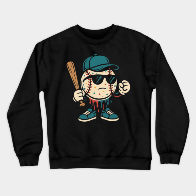 Baseball Lifestyle 101 Apparel Youth Drip Baseball Kids Men - Drip Time Gift Crewneck Sweatshirt by ArtistTee ⭐⭐⭐⭐⭐