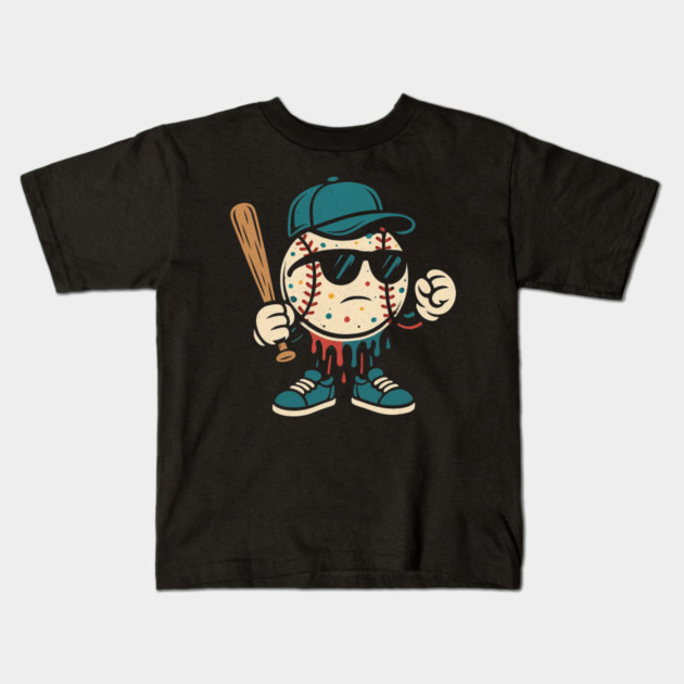 Baseball Lifestyle 101 Apparel Youth Drip Baseball Kids Men - Drip Time Gift Kids T-Shirt by ArtistTee ⭐⭐⭐⭐⭐