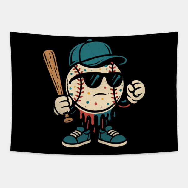 Baseball Lifestyle 101 Apparel Youth Drip Baseball Kids Men - Drip Time Gift Tapestry by ArtistTee ⭐⭐⭐⭐⭐
