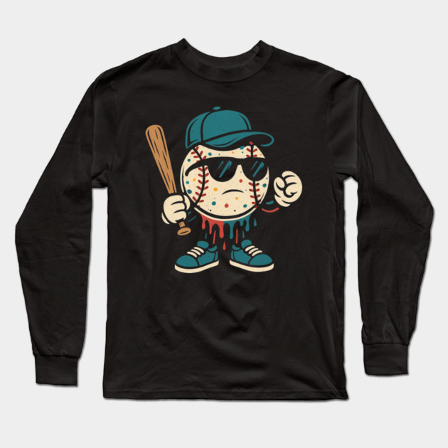 Baseball Lifestyle 101 Apparel Youth Drip Baseball Kids Men - Drip Time Gift Long Sleeve T-Shirt by ArtistTee ⭐⭐⭐⭐⭐