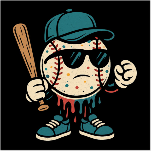 Baseball Lifestyle 101 Apparel Youth Drip Baseball Kids Men - Drip Time Gift Wall Art by ArtistTee ⭐⭐⭐⭐⭐