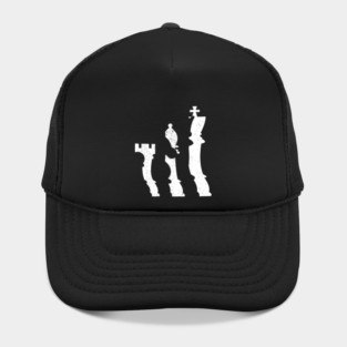 Chess Pieces Silhouette Board Game Strategy Player Hat