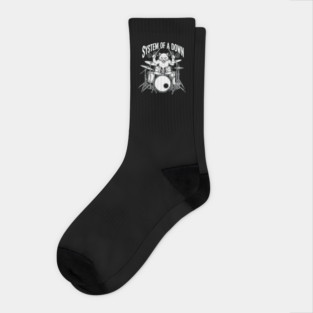 System Of-A-Down Rock Cat Socks