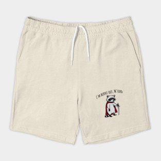 Knight Raccoon with sword: "I'm burnt out, M'Lord" meme Shorts