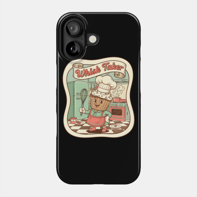 Whisk Taker - Funny Baking Design Phone Case by Designed By Marty