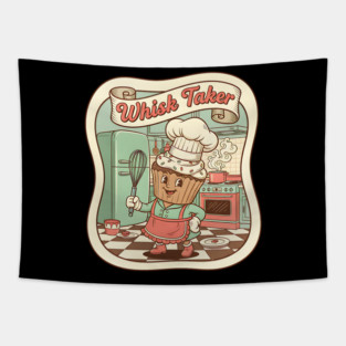 Whisk Taker - Funny Baking Design Tapestry