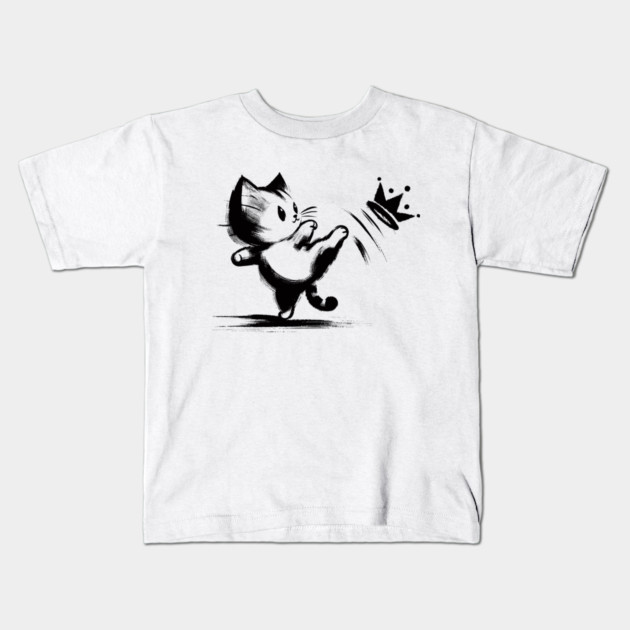 No Kings Kids T-Shirt by CreativeSage