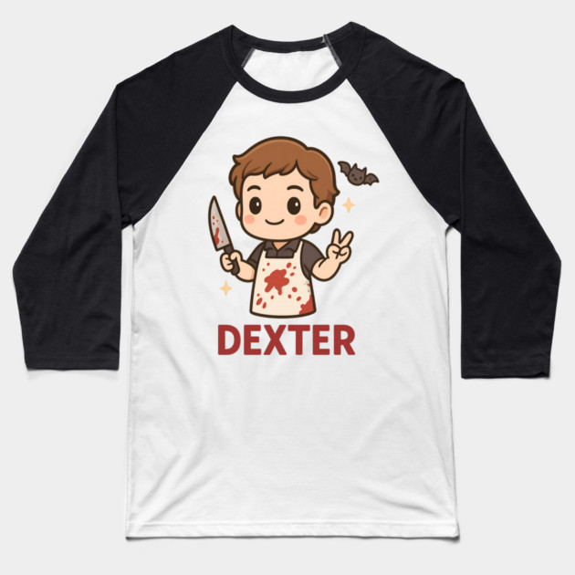 Dexter Baseball T-Shirt by Demian Stipatio