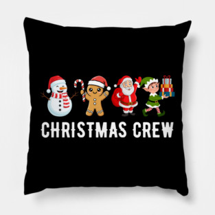 Cute Christmas Crew Pillow