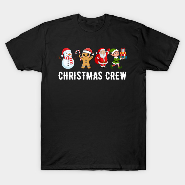 Cute Christmas Crew T-Shirt by Creatifly Graphic Tees