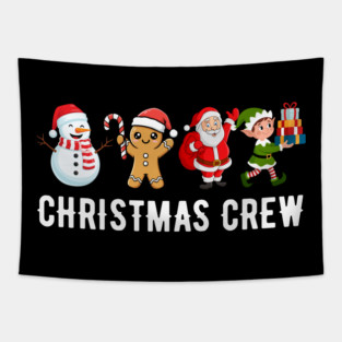 Cute Christmas Crew Tapestry