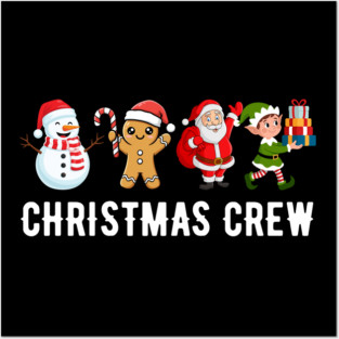 Cute Christmas Crew Posters and Art