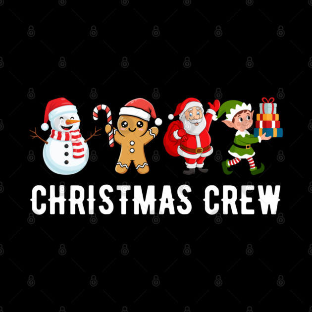 Cute Christmas Crew by Creatifly Graphic Tees
