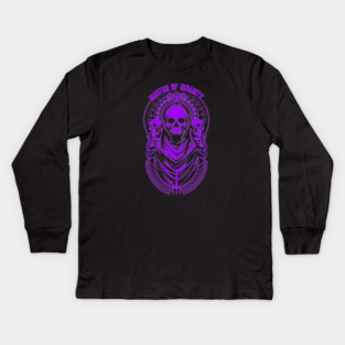 MASTER OF INSANITY Kids Long Sleeve T-Shirt