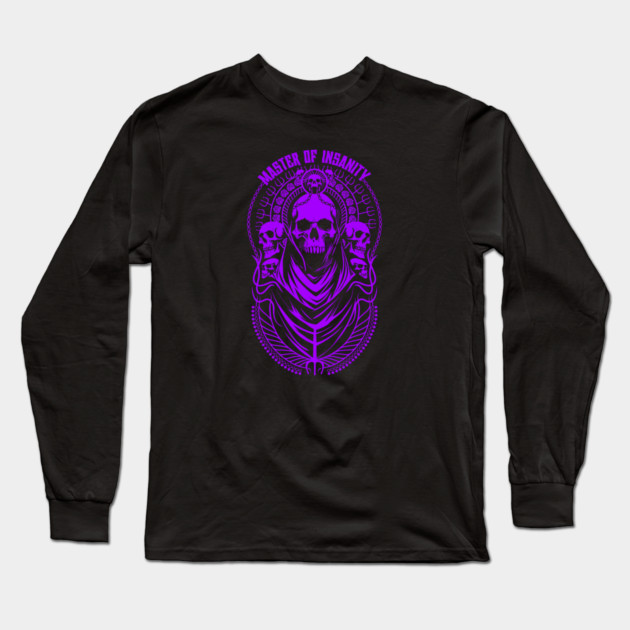 MASTER OF INSANITY Long Sleeve T-Shirt by artslaves
