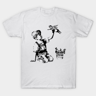 Superhero Nurse Banksy T-Shirt