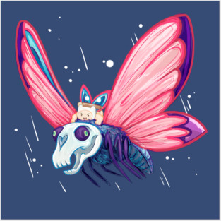 Buff Butterfly Baby, who can fight like a man! Posters and Art