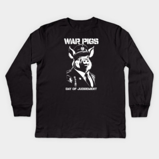 WAR PIGS Kids Long Sleeve T-Shirt