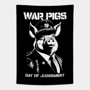 WAR PIGS Tapestry