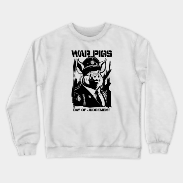 WAR PIGS Crewneck Sweatshirt by artslaves